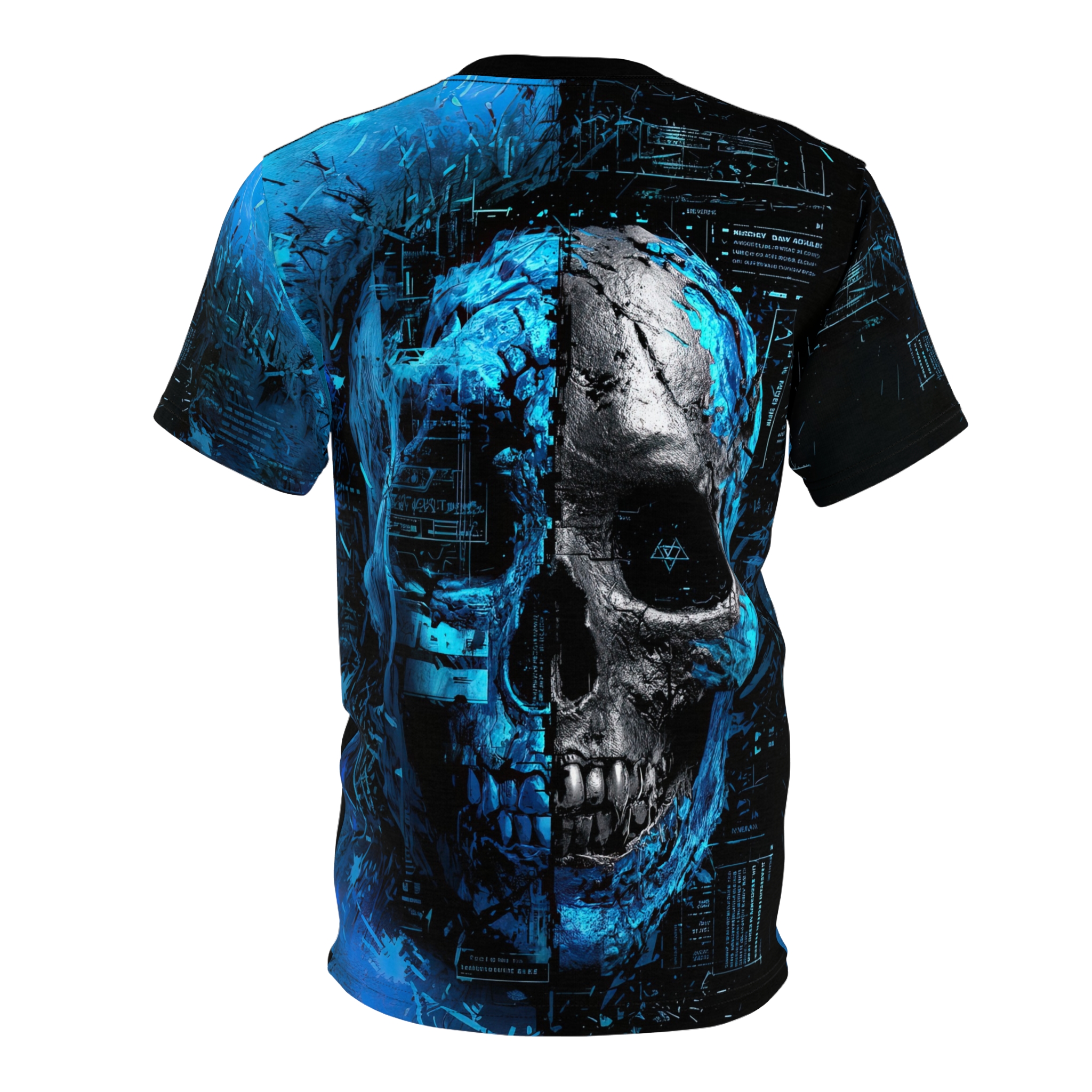 Bold Unisex Graphic Skull Tee – Edgy & Stylish All Over Print Streetwear – high-quality graphic streetwear t-shirt