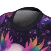 Whimsical Axolotl Guitar Tee for Women - Vibrant All Over Print Tee