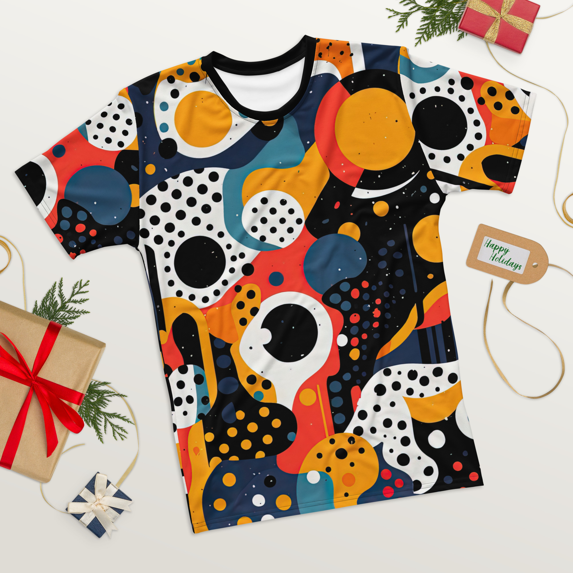 Colorful Design All Over Print T-Shirt - Image 3