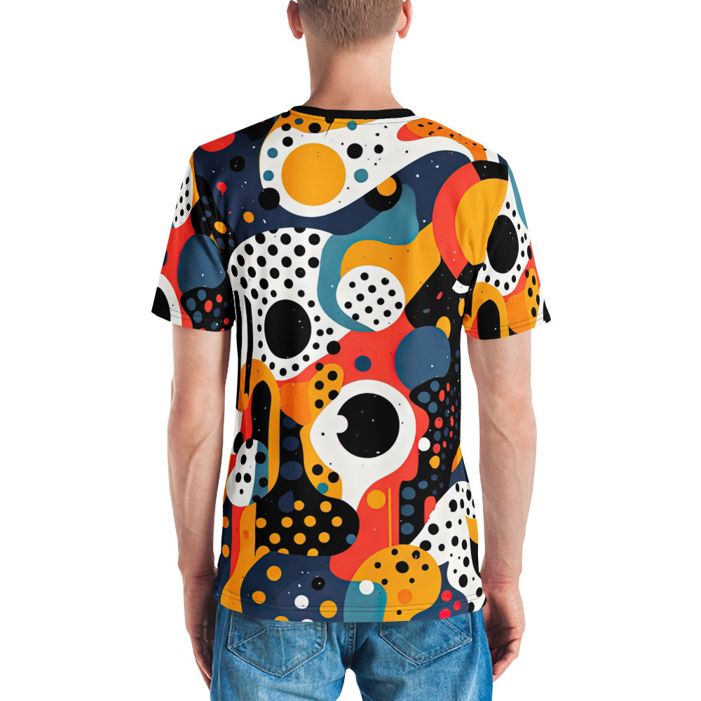 Colorful Design All Over Print T-Shirt - Image 4