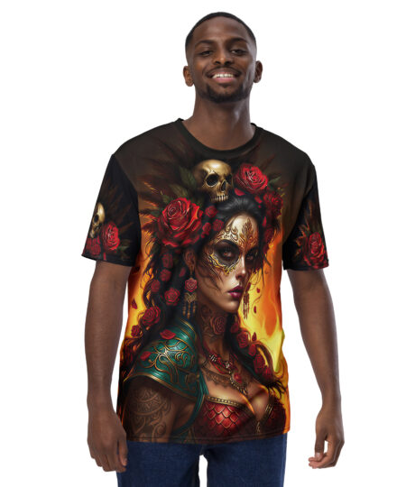 Day of the Dead ,Dia De Los Muertos All Over Print T-Shirt