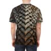 Dragon scale armor all over print sublimation tee featuring a textured metallic reptile skin design.