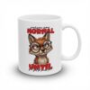 Durable Funny Fox Sarcastic Coffee Mug - Everyone Seems Normal Until You Get to Know Them Ceramic Mug (11oz, 15oz) – microwave-safe ceramic cup