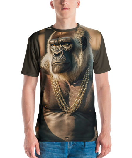 Gangster Gorilla Ape Uni-Sex Graphic T-Shirt