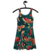 Stylish Koi Fish Skater Dress, All Over Print T-Shirt Dress, Japanese Art Fish Dress, AOP Koi Dress for Women – soft and breezy skater dress