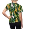 Tropical Banana Leaf Women's Tee — Green & Yellow All-Over Print
