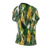 Tropical Banana Leaf Women's Tee — Green & Yellow All-Over Print