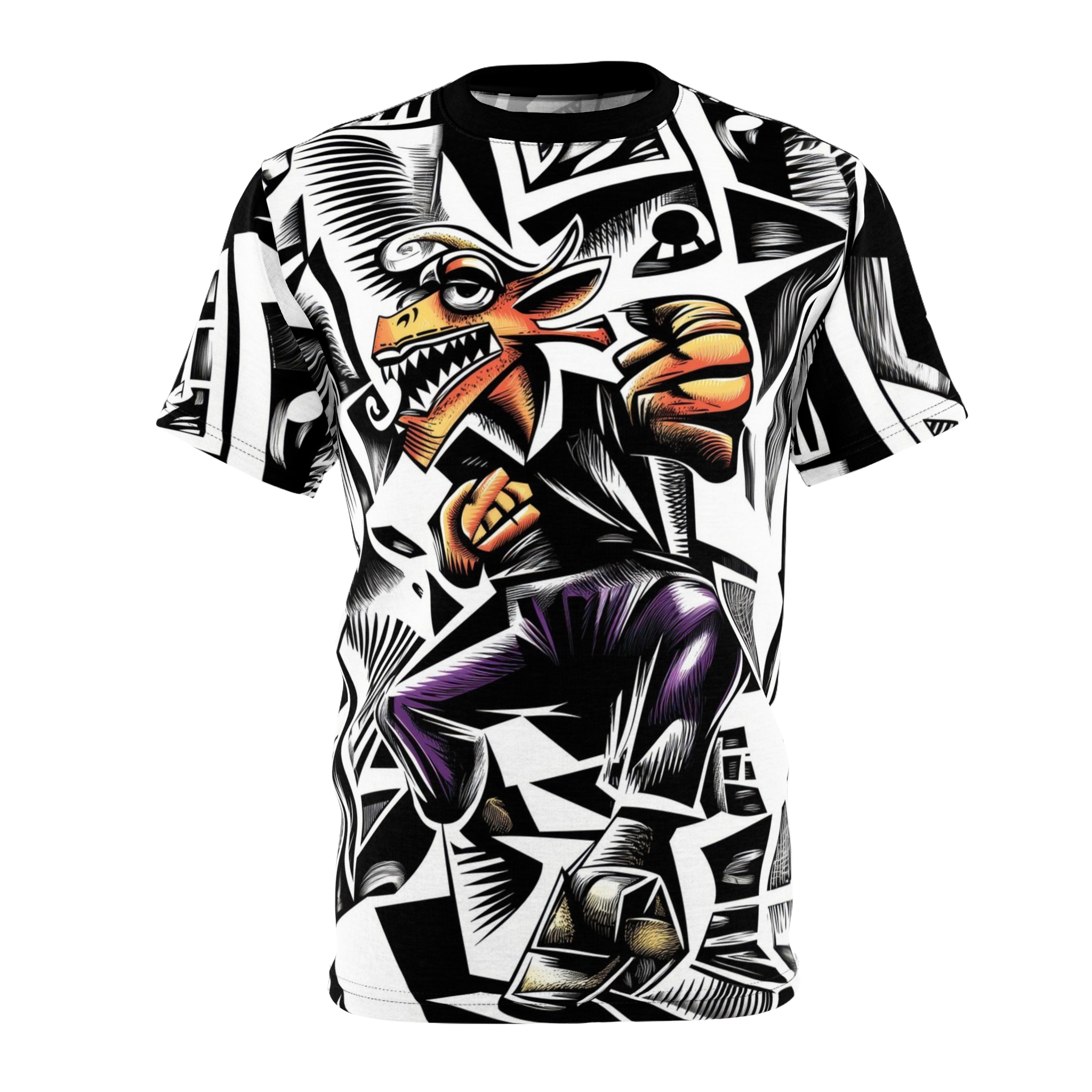 Urban Graffiti Unisex T-Shirt - Bold Street Art Design - Image 6
