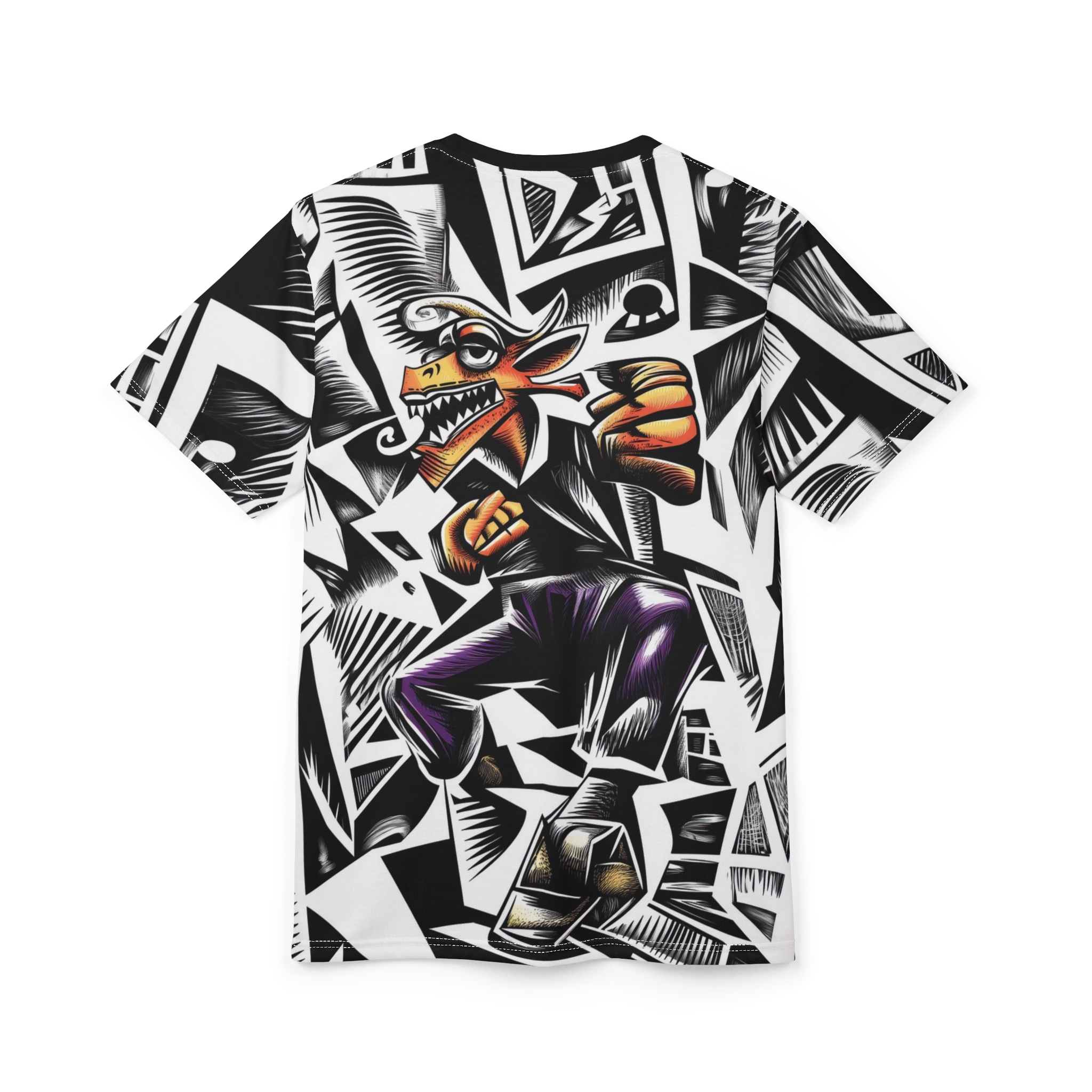 Urban Graffiti Unisex T-Shirt - Bold Street Art Design - Image 11
