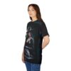 Gothic witch with dragon graphic all over print sublimation tee featuring dark fantasy art and mystical motifs.
