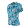 Women’s Snowflake All Over Print Tee - Winter Graphic Top for Cozy Style