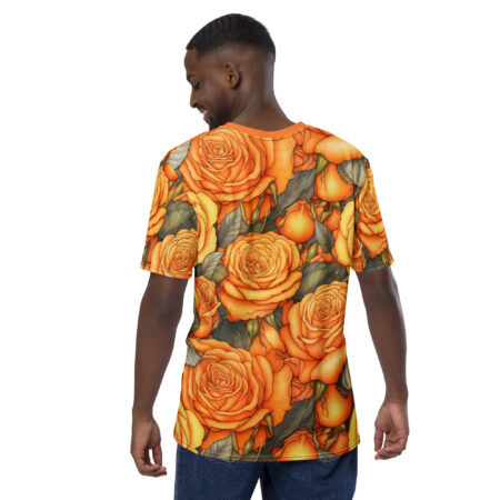 Premium Yellow And Orange Roses Uni-Sex All Over T-Shirt #4 – soft all-over print unisex tee