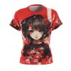Manga / Anime Uni-Sex Otaku Red Graphic T-Shirt
