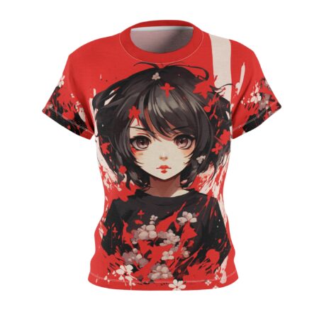 Manga / Anime Uni-Sex Otaku Red Graphic T-Shirt