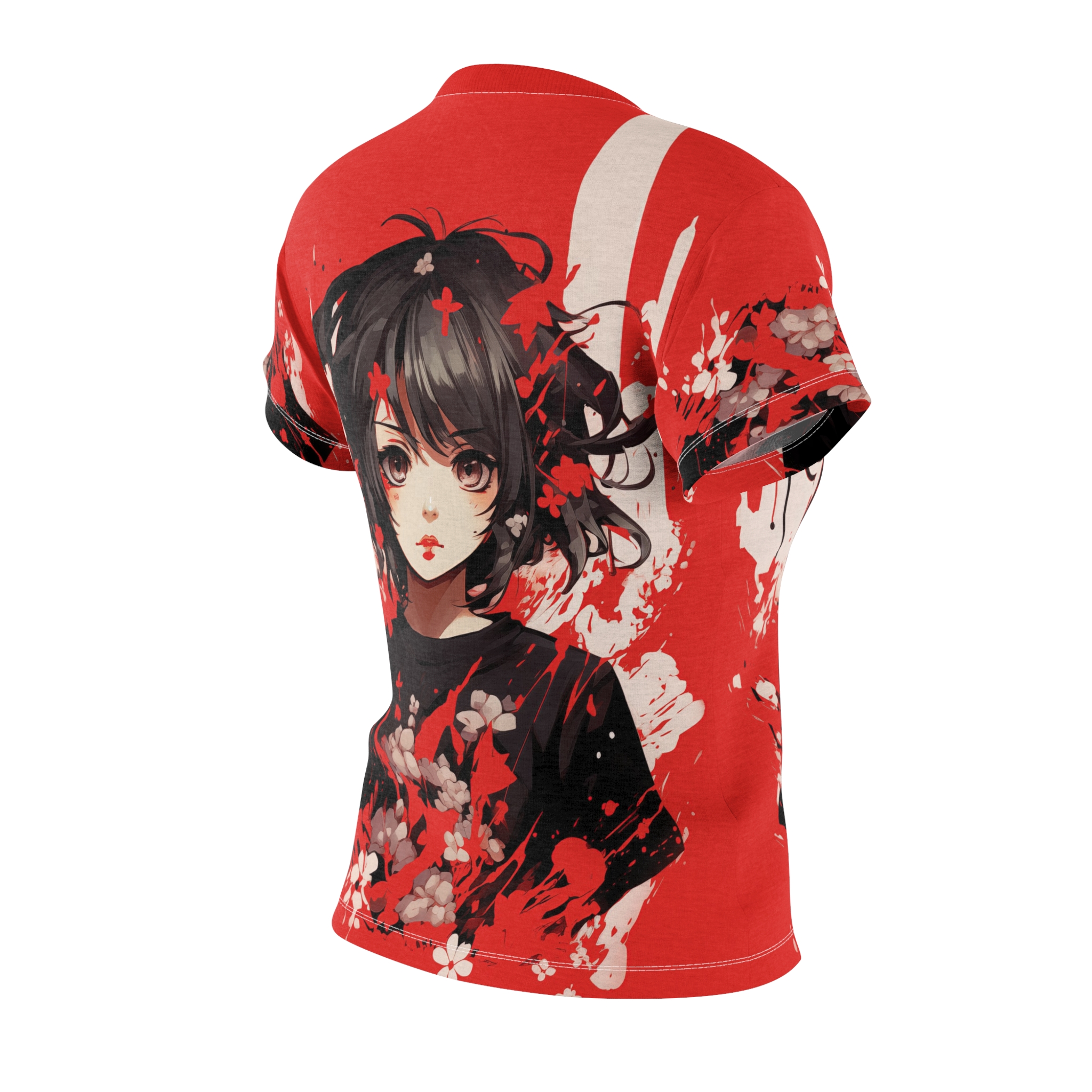 Manga / Anime Uni-Sex Otaku Red Graphic T-Shirt