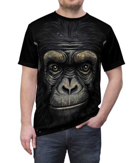 Ape - Chimpanzee All Over Print Uni-Sex T-Shirt #2