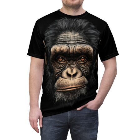 Bold Ape - Chimpanzee All Over Print Uni-Sex T-Shirt #4 – high-quality graphic streetwear t-shirt