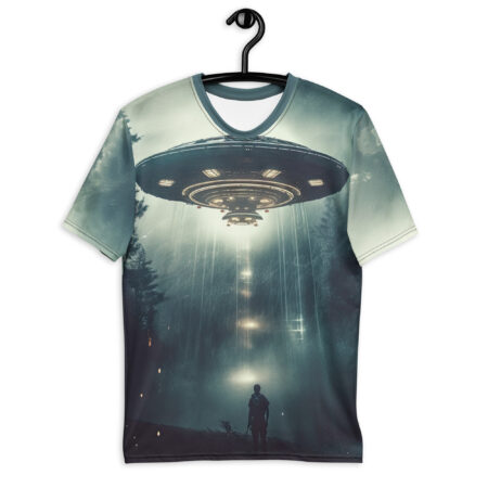 Premium Alien Abduction All Over Print Uni-Sex T-Shirt – soft all-over print unisex tee