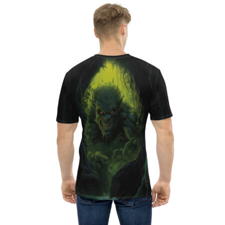 Bold Green Tree Goblin Monster Uni-Sex T-Shirt – high-quality graphic streetwear t-shirt