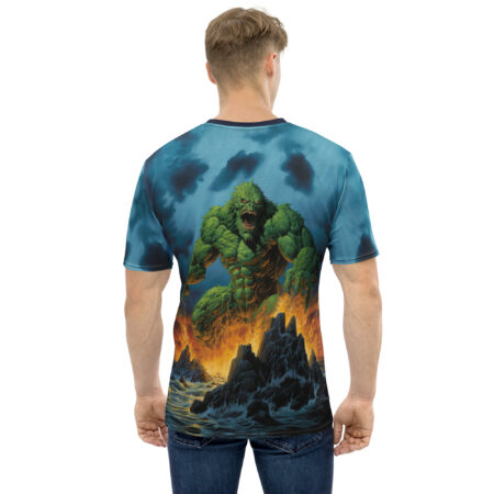 Comfortable Green Sea Monster Uni-Sex T-Shirt – breathable cotton all-over design