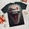 Premium Scary Monster Uni-Sex All Over Print T-Shirt – soft all-over print unisex tee