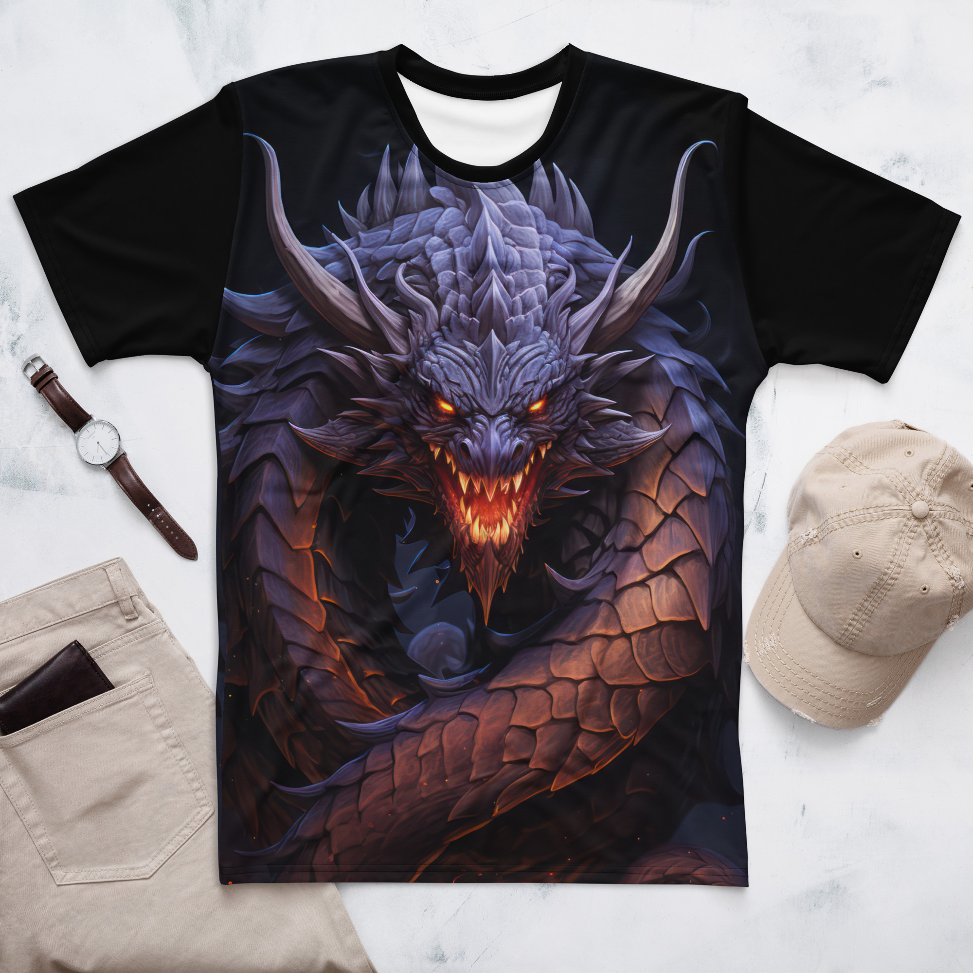 Fantasy Dungeons And Dragons Uni-Sex T-Shirt v3 - Image 3