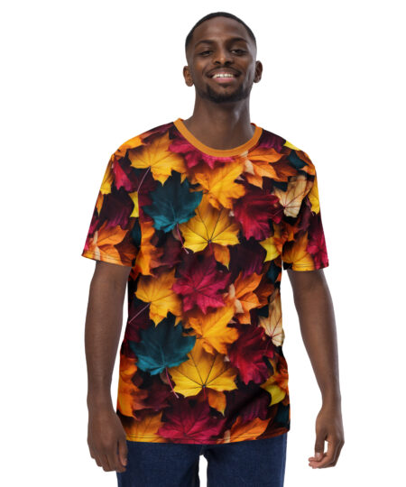 Autumn Colorful Leaves V3 Uni-Sex T-Shirt