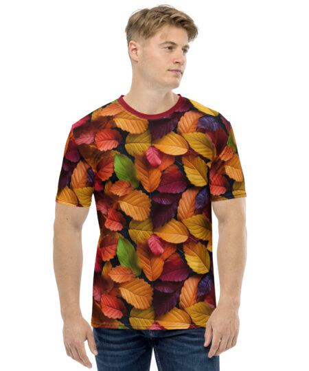 Autumn Colorful Leaves V2 Uni-Sex T-Shirt