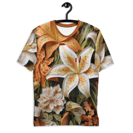 Bold Lily Uni-Sex All Over Print T-Shirt – high-quality graphic streetwear t-shirt