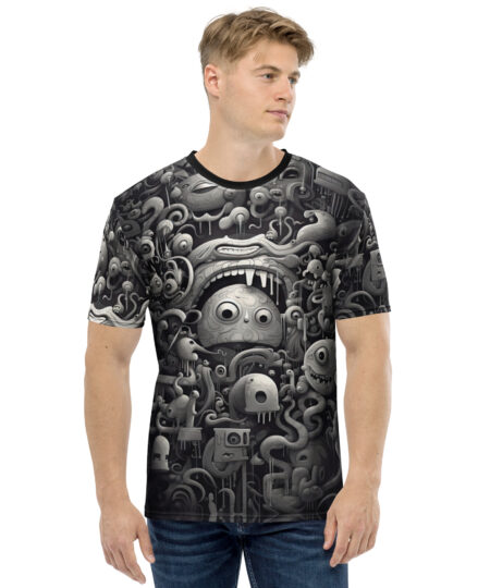 Surreal Nonsense Image Uni-Sex All Over Print T-Shirt 1