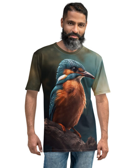Kingfisher All Over Print Uni-Sex T-Shirt