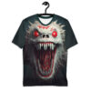 Premium Scary Monster Uni-Sex All Over Print T-Shirt – soft all-over print unisex tee