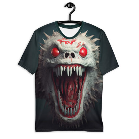Premium Scary Monster Uni-Sex All Over Print T-Shirt – soft all-over print unisex tee