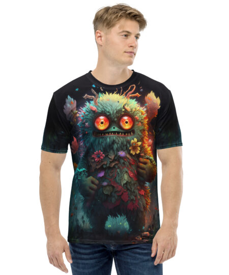 Cute Swamp Monster Uni-Sex All Over T-Shirt V1