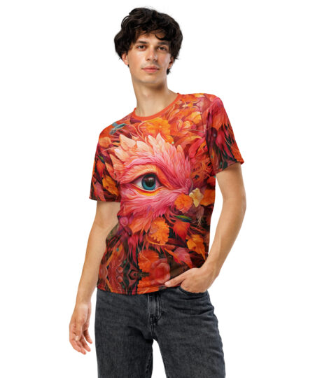 Eye In Flowers All Over Print Uni-Sex T-Shirt