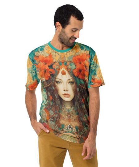 Boho Wall Art Uni-Sex All Over Print T-Shirt