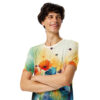 Watercolor Flowers Poppies All Over Print T-Shirt - Toastedstyles.com All Over Print T-Shirts