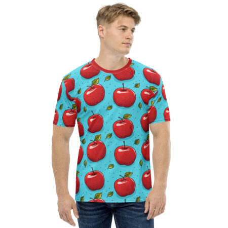 Vibrant Apple Summer Uni-Sex T-Shirt #1 – eye-catching full print casual top