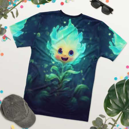 Premium Cute Habanero Flower Flames Uni-Sex All Over Print T-Shirt – soft all-over print unisex tee