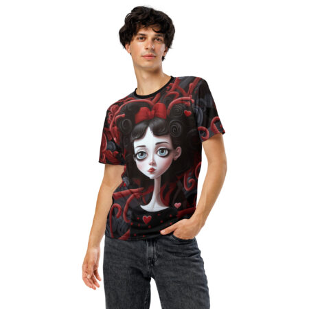 Premium Halloween Girl Uni-Sex T-Shirt – soft all-over print unisex tee