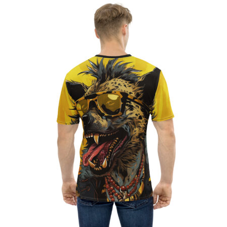Vibrant Laughing Hyena Uni-Sex T-Shirt – eye-catching full print casual top