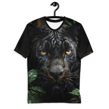 Comfortable Panther Uni-Sex T-Shirt – breathable cotton all-over design