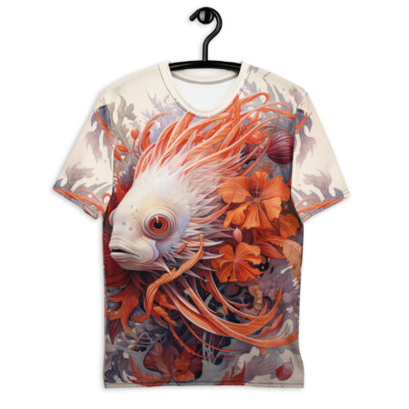 Vibrant Tropical fish All Over Print Uni-Sex T-Shirt – eye-catching full print casual top
