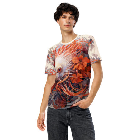 Vibrant Tropical fish All Over Print Uni-Sex T-Shirt – eye-catching full print casual top