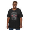 Premium Just a Mom Who Loves Cats T-Shirt — Cute Cat Mom Paw & Hearts Tee Unisex t-shirt – soft all-over print unisex tee