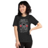 Premium Just a Mom Who Loves Cats T-Shirt — Cute Cat Mom Paw & Hearts Tee Unisex t-shirt – soft all-over print unisex tee