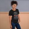 Premium Just a Mom Who Loves Cats T-Shirt — Cute Cat Mom Paw & Hearts Tee Unisex t-shirt – soft all-over print unisex tee