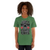 Premium Just a Mom Who Loves Cats T-Shirt — Cute Cat Mom Paw & Hearts Tee Unisex t-shirt – soft all-over print unisex tee