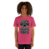 Premium Just a Mom Who Loves Cats T-Shirt — Cute Cat Mom Paw & Hearts Tee Unisex t-shirt – soft all-over print unisex tee