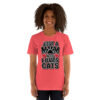 Premium Just a Mom Who Loves Cats T-Shirt — Cute Cat Mom Paw & Hearts Tee Unisex t-shirt – soft all-over print unisex tee